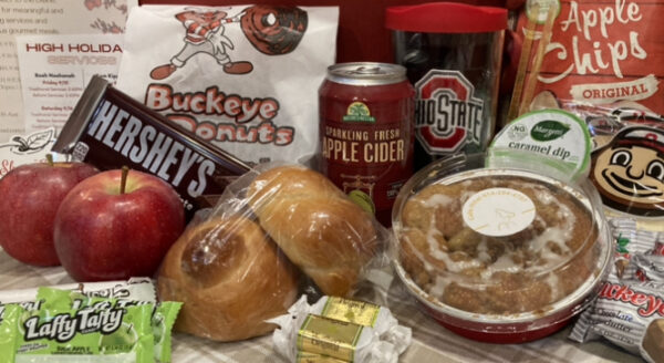 BUCKEYE themed High Holiday Gift Bag