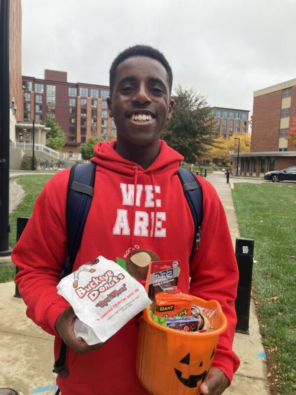 Buckeye-themed Halloween Gift Baskets