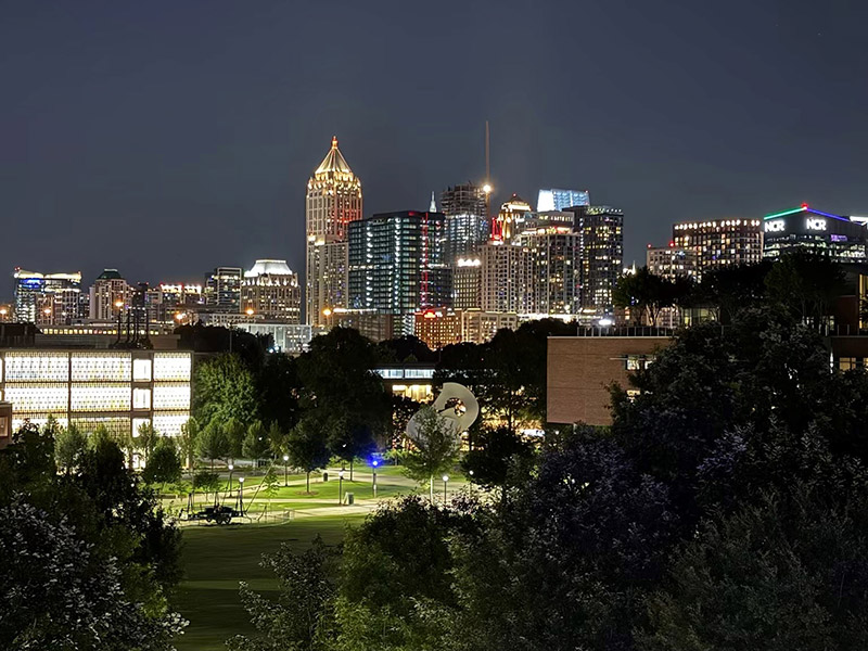 Georgia Tech Campus Atlanta Georgia Skyline